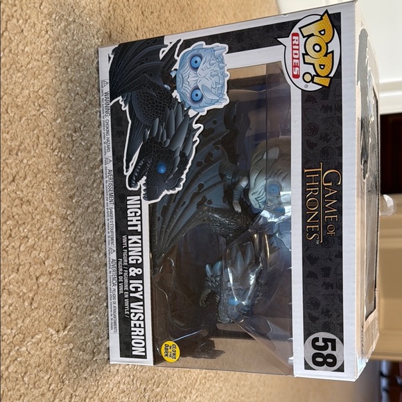 Funko Pop! N°58 Game Of Thrones Night King & Icy Viserion, Figurine Collection